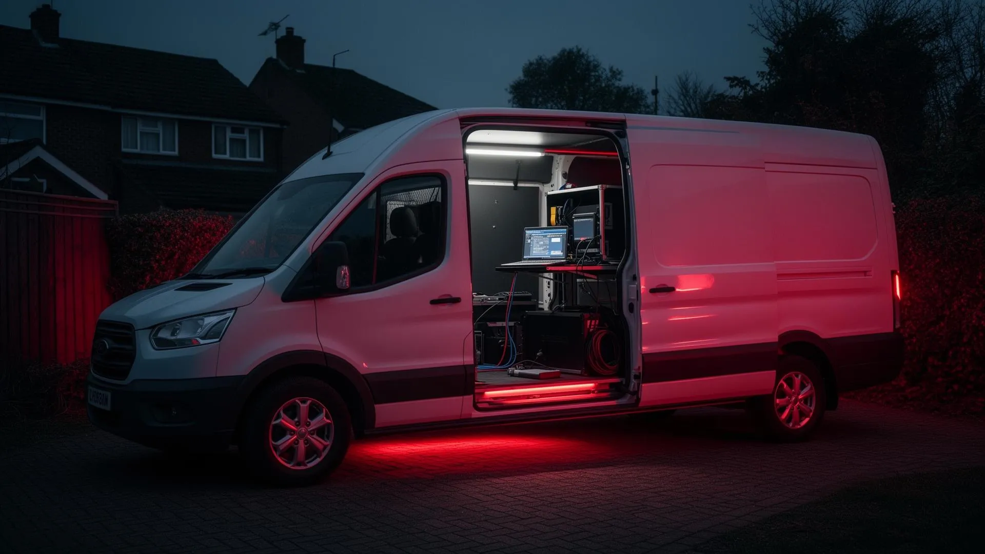 Mobile remapping service arriving at customer home